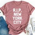 Rip New York City Saying Sarcastic Novelty Nyc Bella Canvas T-shirt Heather Mauve