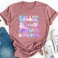 Roller Skate 10Th Birthday Rolling Into 10 Since 2014 Girls Bella Canvas T-shirt Heather Mauve