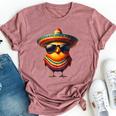 Rooster Mexican Cinco De Mayo Chicken Lover Bella Canvas T-shirt Heather Mauve