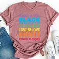 Science Is Real Black Lives Matter Rainbow Lgbt Pride Gay Bella Canvas T-shirt Heather Mauve