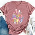 Silly Rabbit Easter Is For Jesus Christian Bunny Easter Day Bella Canvas T-shirt Heather Mauve