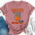 Sister Of The Birthday Boy Basketball Birthday Family Party Bella Canvas T-shirt Heather Mauve
