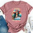 Sisters Cruise Trip 2024 Sister Cruising Vacation Trip Bella Canvas T-shirt Heather Mauve