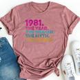 Special Birthday Vintage 1981 Year Woman Myth Legend Bella Canvas T-shirt Heather Mauve