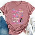 Stepping Into My 46Th Birthday 46 Years Old Pumps Bella Canvas T-shirt Heather Mauve