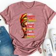I Am The Storm Junenth Black History Month African Women Bella Canvas T-shirt Heather Mauve