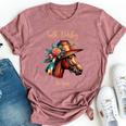 Talk Derby To Me Horse Racing Lover Derby Day Bella Canvas T-shirt Heather Mauve
