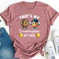 That's My Granddaughter Out There Softball Grandpa Grandma Bella Canvas T-shirt Heather Mauve