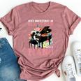 Never Underestimate An Old Woman With A Piano Bella Canvas T-shirt Heather Mauve