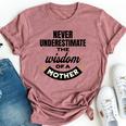Never Underestimate The Wisdom Of A Mother Cute Bella Canvas T-shirt Heather Mauve