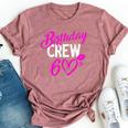 Vegas Girls Trip 2024 Queen It's My 60Th Birthday Squad Crew Bella Canvas T-shirt Heather Mauve