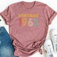 Vintage 1965 58Th Birthday 58 Years Old Bella Canvas T-shirt Heather Mauve