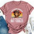 Vintage Dachshund Grandad Like A Regular Grandad But Cooler Bella Canvas T-shirt Heather Mauve