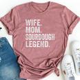Wife Mom Sourdough Legend Mother Sourdough Pain Bella Canvas T-shirt Heather Mauve