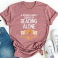 Woman Book Librarian Reading Golden Retriever Dog Women Bella Canvas T-shirt Heather Mauve