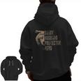 Bear Dad Husband Daddy Protector Hero Fathers Day Zip Up Hoodie Back Print