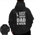Best Buckin Dad Ever For Deer Hunting Father's Day Zip Up Hoodie Back Print