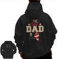 Best Dad In New York Fathers Day Patriotic Zip Up Hoodie Back Print