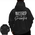 Blessed Grandpa Zip Up Hoodie Back Print