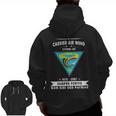 Carrier Air Wing Cvwr Zip Up Hoodie Back Print
