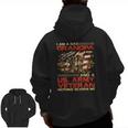 I Am A Dad Grandpa And An Army Veteran Nothing Scares Me Zip Up Hoodie Back Print