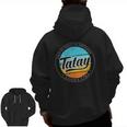 Father's Day For Tatay Filipino Pinoy Dad Zip Up Hoodie Back Print