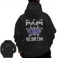 Father's Day If Papi Can't Fix It No One Can Zip Up Hoodie Back Print