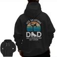 Ice Skating Dad Like A Regular Dad But Cooler Figure Skating Zip Up Hoodie Back Print