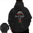 Matching Family The Dog Dad Elf Christmas Group Zip Up Hoodie Back Print