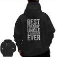 Mens Best Freakin' Uncle And Godfather Ever Zip Up Hoodie Back Print