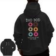 Mens Dad Bod Working On My Six 6 Pack Donut Zip Up Hoodie Back Print