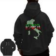 Papa For The Italian Father Zip Up Hoodie Back Print
