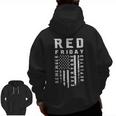 Red Friday Remember Everyone Veteran Deployed Zip Up Hoodie Back Print Red Friday Remember Everyone Veteran Deployed Zip Up Hoodie Back Print