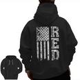 Remember Everyone Veteran Deployed Red Friday Zip Up Hoodie Back Print Remember Everyone Veteran Deployed Red Friday Zip Up Hoodie Back Print
