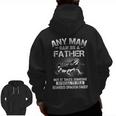 Take Special Father To Be Bearded Dragon Daddy Zip Up Hoodie Back Print