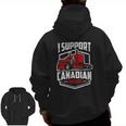 I Support Canadian Truckers Freedom Convoy 2022 Ver2 Zip Up Hoodie Back Print I Support Canadian Truckers Freedom Convoy 2022 Ver2 Zip Up Hoodie Back Print