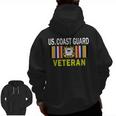Us Coast Guard Veterans Day Us Coast Guard Veteran Veteran Zip Up Hoodie Back Print