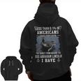 Uss Abraham Lincoln 72 Sunset Zip Up Hoodie Back Print