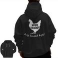 Wicked Chickends Lay Deviled Eggs Zip Up Hoodie Back Print