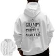 Family Father's Day Grampy The Grill Master Men Zip Up Hoodie Back Print