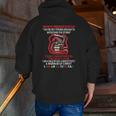 Autism Im An Dad A Warrior Of Christ Puzzle Zip Up Hoodie Back Print