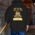 The Best Call Me Dad Call Me A Mechanical Engineer Zip Up Hoodie Back Print