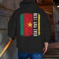 Best Cameroonian Dad Ever Cameroon Daddy Father's Day Zip Up Hoodie Back Print