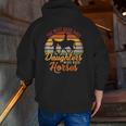 The Best Dads Have Daughters Who Ride Horses Father's Day Zip Up Hoodie Back Print