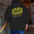 The Best Granddaddy In The Galaxy Zip Up Hoodie Back Print