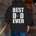Best Ping Pong Table Tennis Dad Ever Fathers Day Zip Up Hoodie Back Print
