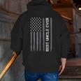 Best Uncle Ever American Flag Fathers Day For Zip Up Hoodie Back Print