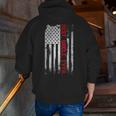 Best Uncle Ever American Usa Flag Father’S Day For Dad Zip Up Hoodie Back Print