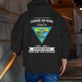 Carrier Air Wing Cvwr Zip Up Hoodie Back Print