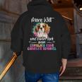 Colourful Cavalier King Charles Spaniel Dog Mummy Zip Up Hoodie Back Print